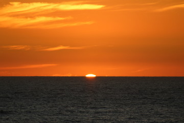 Obraz premium sunset over the sea