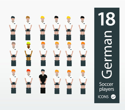 German soccer players