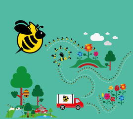 Bee vector