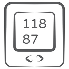 
Blood picker  and diabete testing device, glucometer doodle design 
