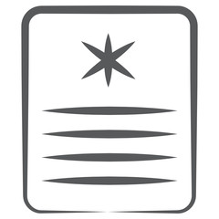 
Sheet with plus sign representing medical related paperwork or prescription
