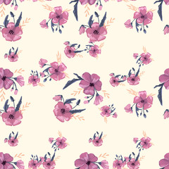 Fashionable cute pattern in native popies  flowers. Flower seamless background for textiles, fabrics, covers, wallpapers, print, gift wrapping or any purpose