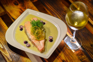 food, fish, plate, meal, vegetable, dinner, dish, sauce, white, meat, gourmet, lemon, cuisine, lunch, healthy, seafood, green, restaurant, herring, grilled, delicious, fried, fillet, parsley, vegetabl