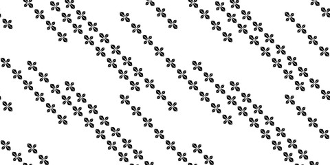Fasion black line on white backgraund. Seamless pattern for fabric, print, wallpaper, packaging. Strocke trandy design