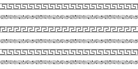 Fasion black line on white backgraund. Seamless pattern for fabric, print, wallpaper, packaging. Strocke trandy design