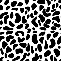 Fototapeta na wymiar Seamless animal pattern. Leopard texture