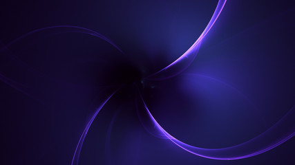 3D rendering abstract multicolor fractal light background