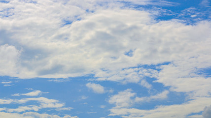 Fototapeta premium Blue sky with clouds nature