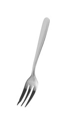 New clean shiny fork isolated on white