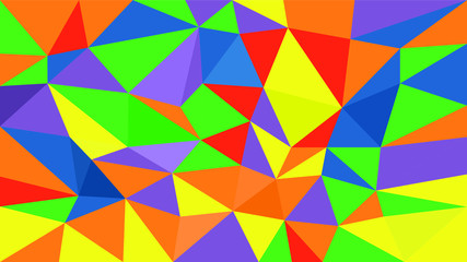 Geometric colorful of triangle background