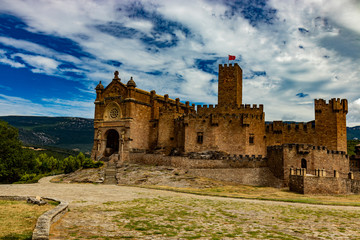 Fototapeta na wymiar Castillo de Javier de Navarra
