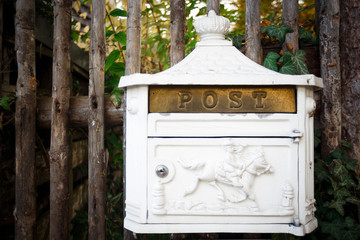 letter-box on a wall