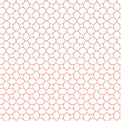 Seamless vector ornament in arabian style. Geometric abstract pink background. Pattern for wallpapers and backgrounds