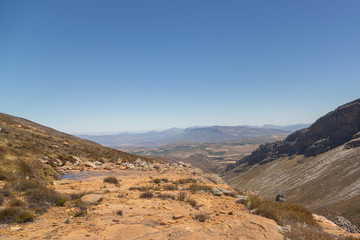 Panorama along the 4x4 Trail of Matroosberg, east of Ceres, Western Cape, South Africa