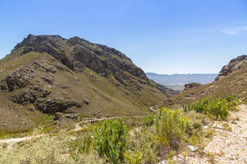 Beautiful landscape in the Mountains of Ceres, Western Cape, South Africa