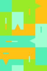 Color geometric design, vector background.