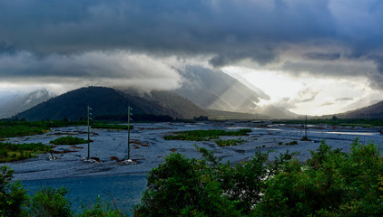 Dawn in Arthurs Pass National Park, New Zealand