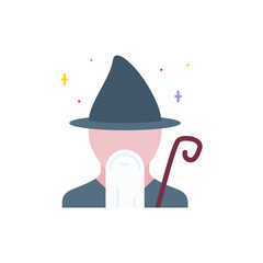 wizard and magic wand