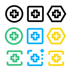 Obraz premium Simple Medical icon symbol sign design