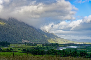 Dawn in Arthurs Pass National Park, New Zealand