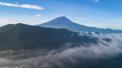 雲海と富士山