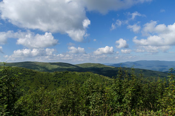 Naklejka premium Bieszczadzkie panoramy 