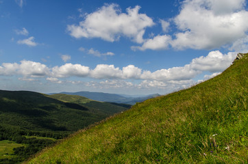 Fototapeta na wymiar Bieszczadzkie panoramy 