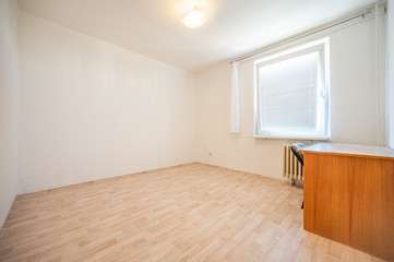 Fototapeta premium Empty room in an appartment, indoor.