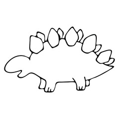 Vector dinosaur for kids design.