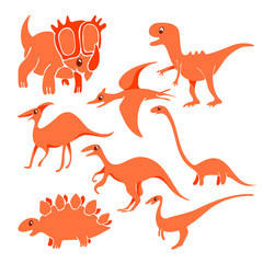 Vector dinosaur for kids design.