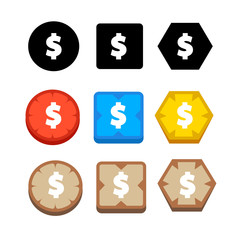 Money and coin icon
