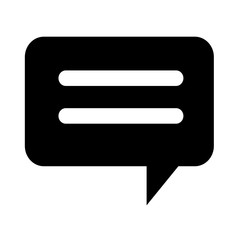 Chat icon illustration