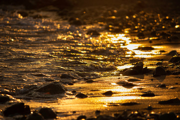 Sunset on theach