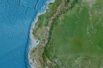 Ecuador neighbourhood. Satellite