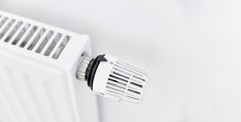 Thermostat von Heizung ist aus um Energie zu sparen