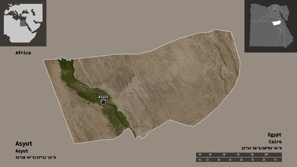 Asyut, governorate of Egypt,. Previews. Satellite