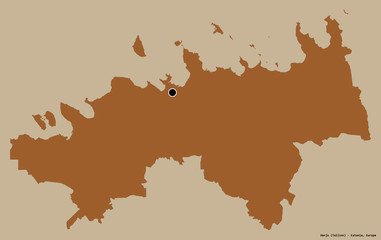 Harju, county of Estonia, on solid. Pattern