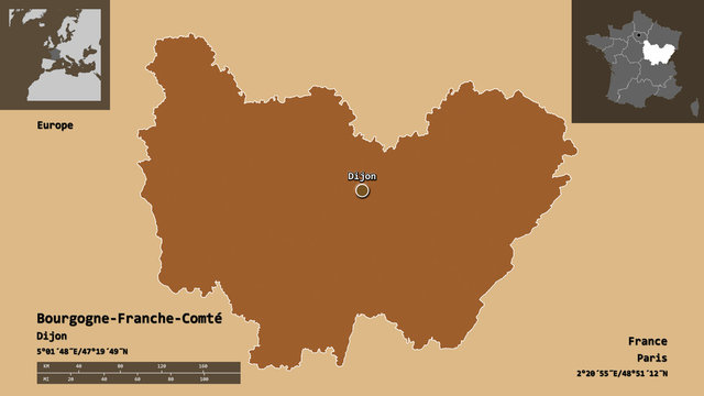 Bourgogne-Franche-Comt&eacute;, region of France,. Previews. Pattern