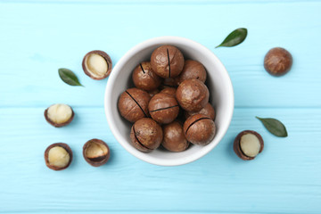 macadamia nuts on the table
