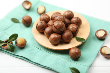 macadamia nuts on the table
