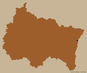 Grand Est, region of France, on solid. Pattern