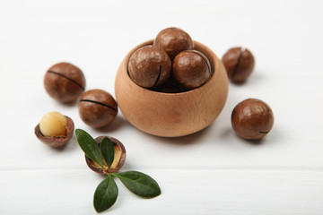 macadamia nuts on the table
