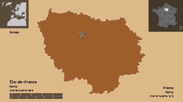 &Icirc;le-de-France, region of France,. Previews. Pattern