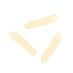 Tteokbokki Noodle vector. korean food. Spicy rice cake