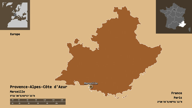 Provence-Alpes-C&ocirc;te d'Azur, region of France,. Previews. Pattern