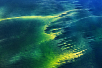 aerial view over the