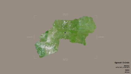 Ogoou&eacute;-Ivindo - Gabon. Bounding box. Satellite