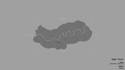Upper River - Gambia. Bounding box. Bilevel