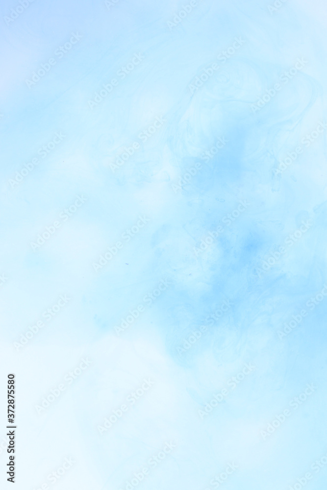 Wall mural modern pastel blue water colour background