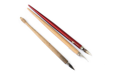 ink pen isolated on white background